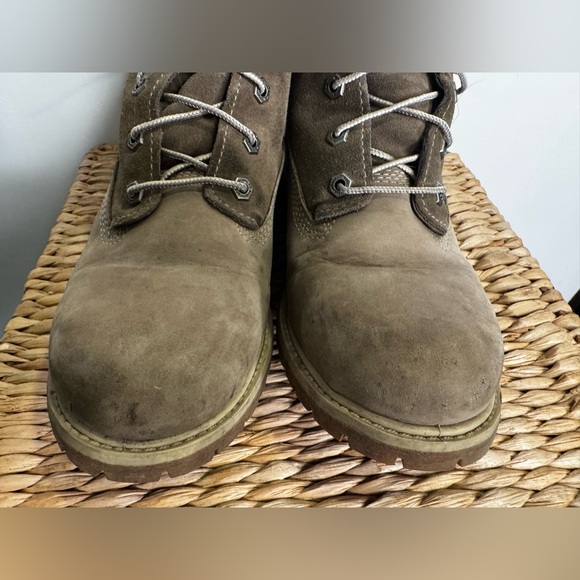 Timberland Women’s Sz 8.5  Teddy Fleece Fold-Down Waterproof Outdoor Boot  Snow - Picture 6 of 16